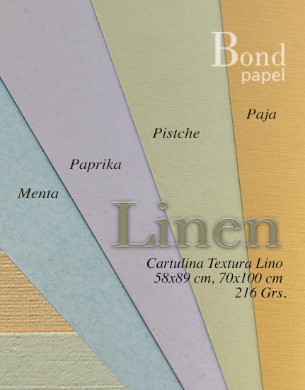 Bond papel Linen