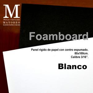 Foamboard Blanco. Baker paper Mayoreo