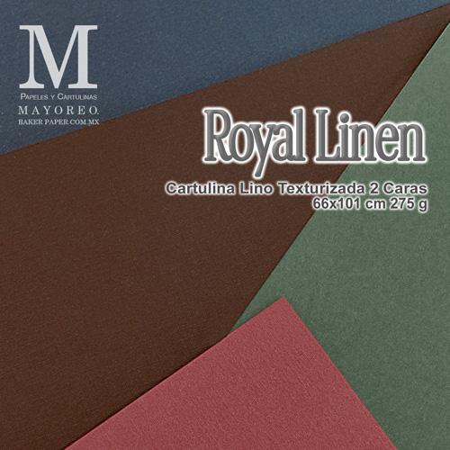 Royal linen. Bond papel. Royal Linen 2C 275 g 66x100cm